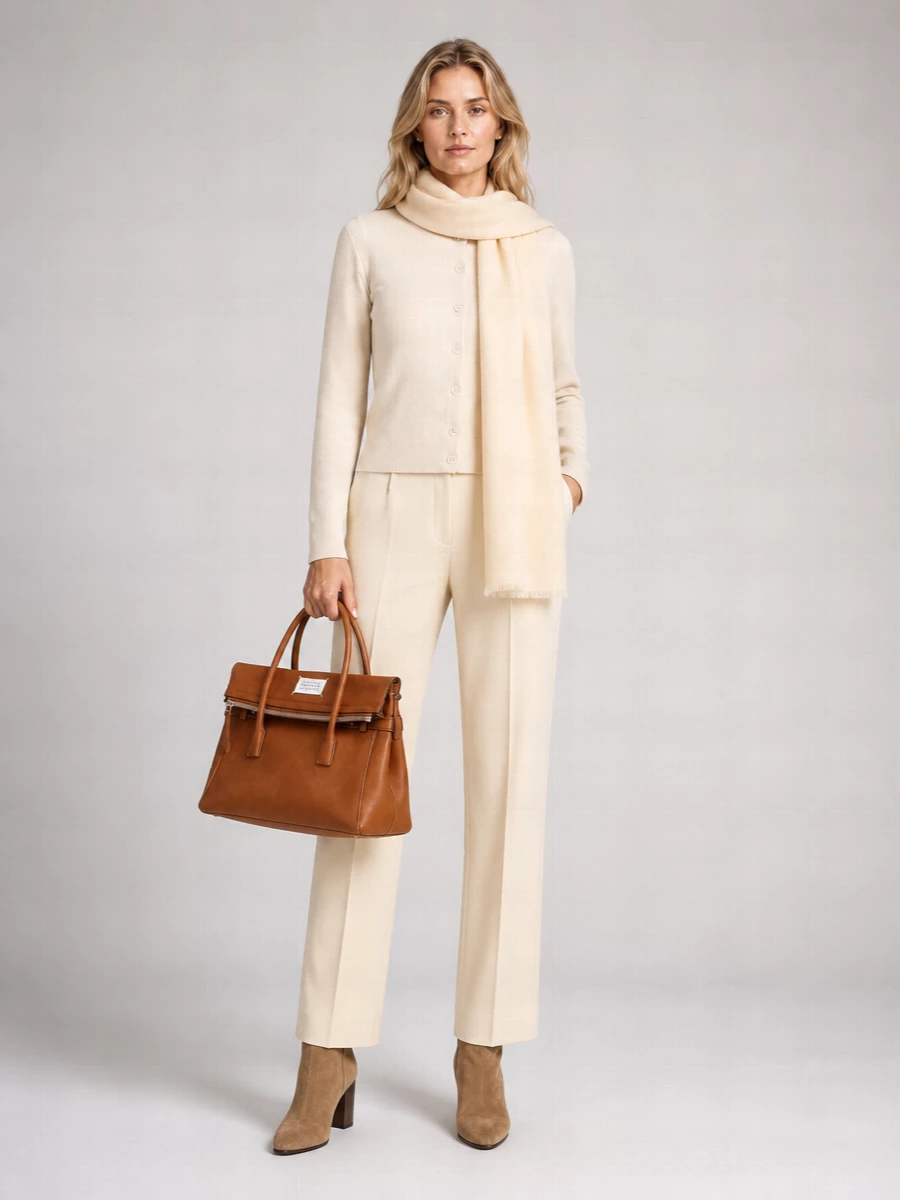 Maison Margiela Wool Crewneck Cardigan