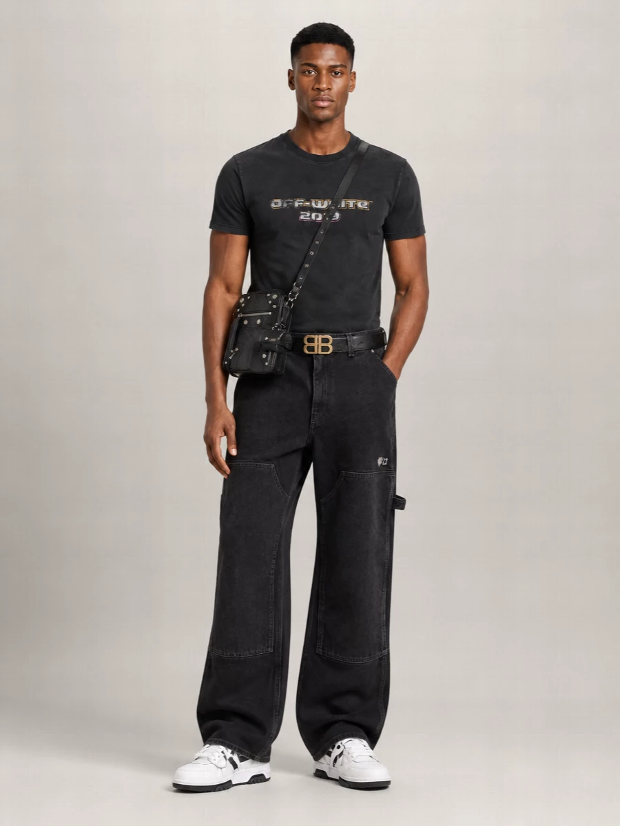 Off-White Printed Cotton T-Shirt