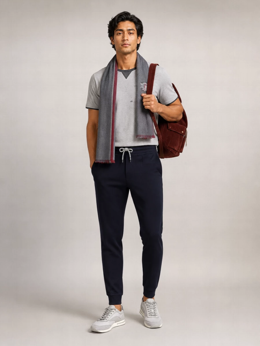 Brunello Cucinelli Nubuck Panel Low-Top Sneakers