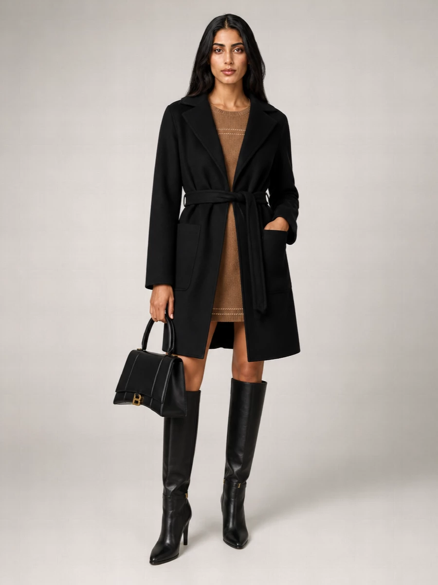 Max Mara Cashmere Single-Breasted Coat