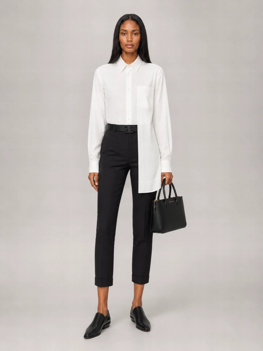 Ann Demeulemeester Leather Pointed-Toe Loafers