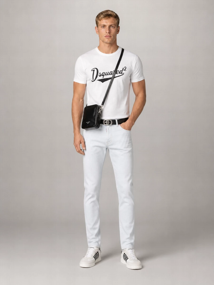 Dsquared2 Cotton Logo Print T-Shirt