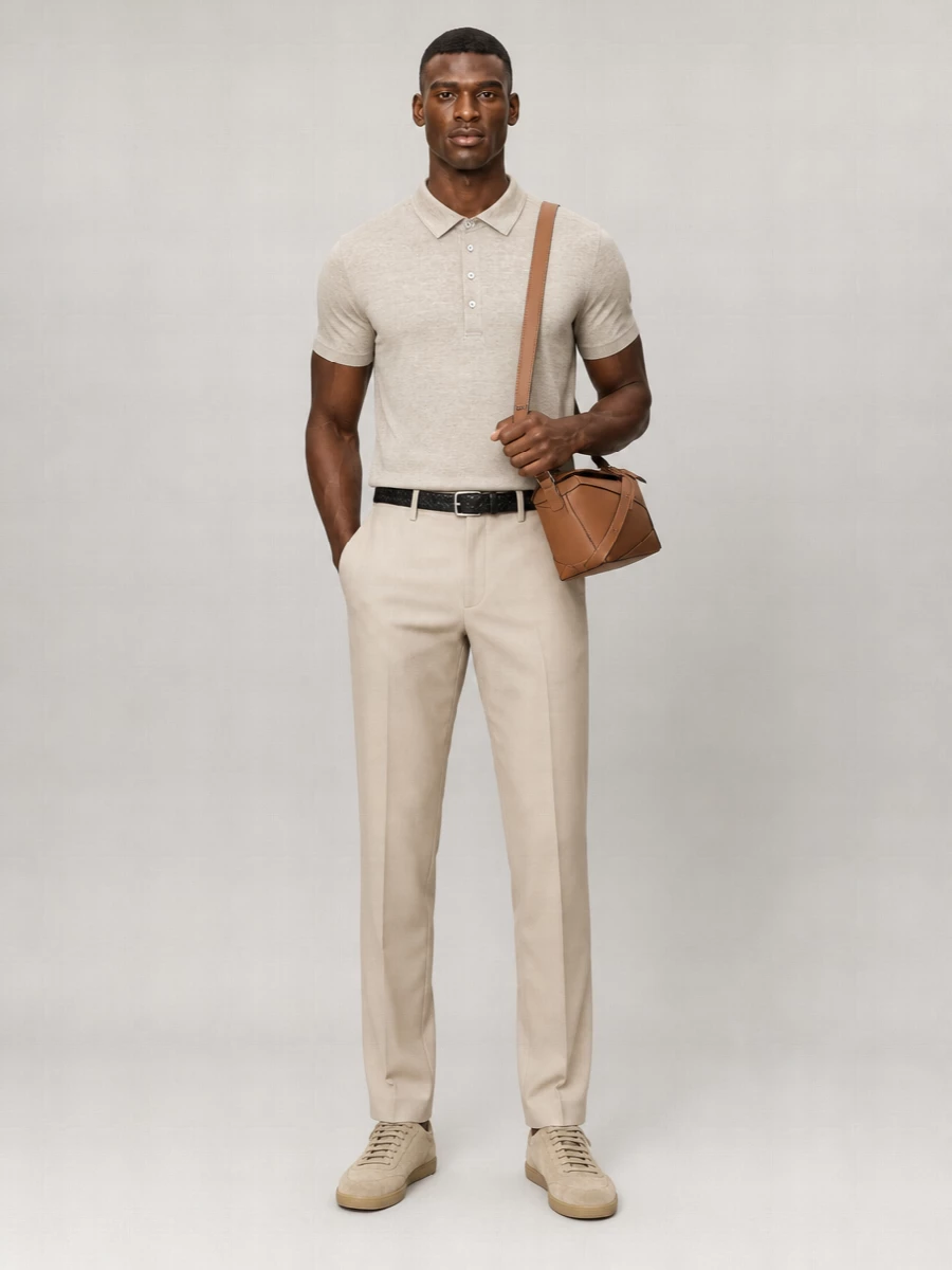 Zegna Linen Short-Sleeve Regular-Fit Polo Shirt