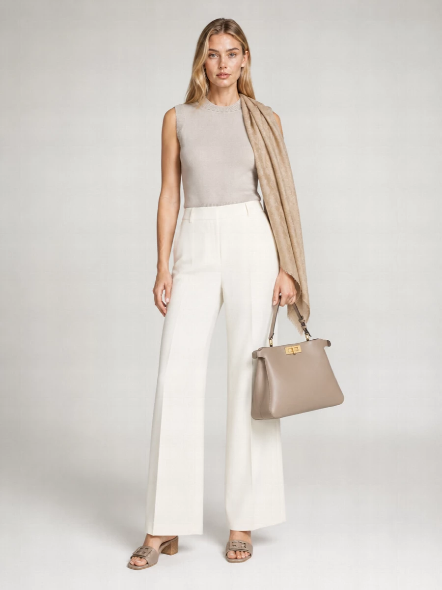 Fendi Cashmere Sleeveless Vest