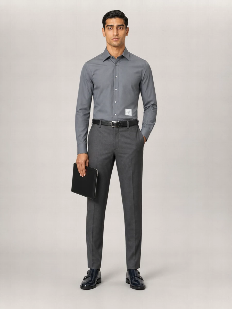 Thom Browne Wool Dress Shirt