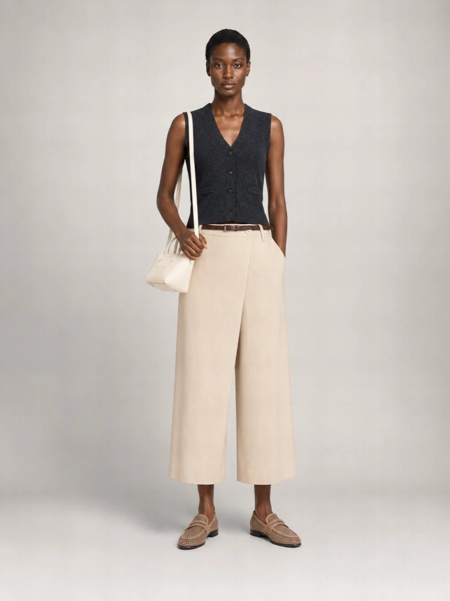 Brunello Cucinelli Cashmere Ribbed Sleeveless V-Neck Knitted Vest