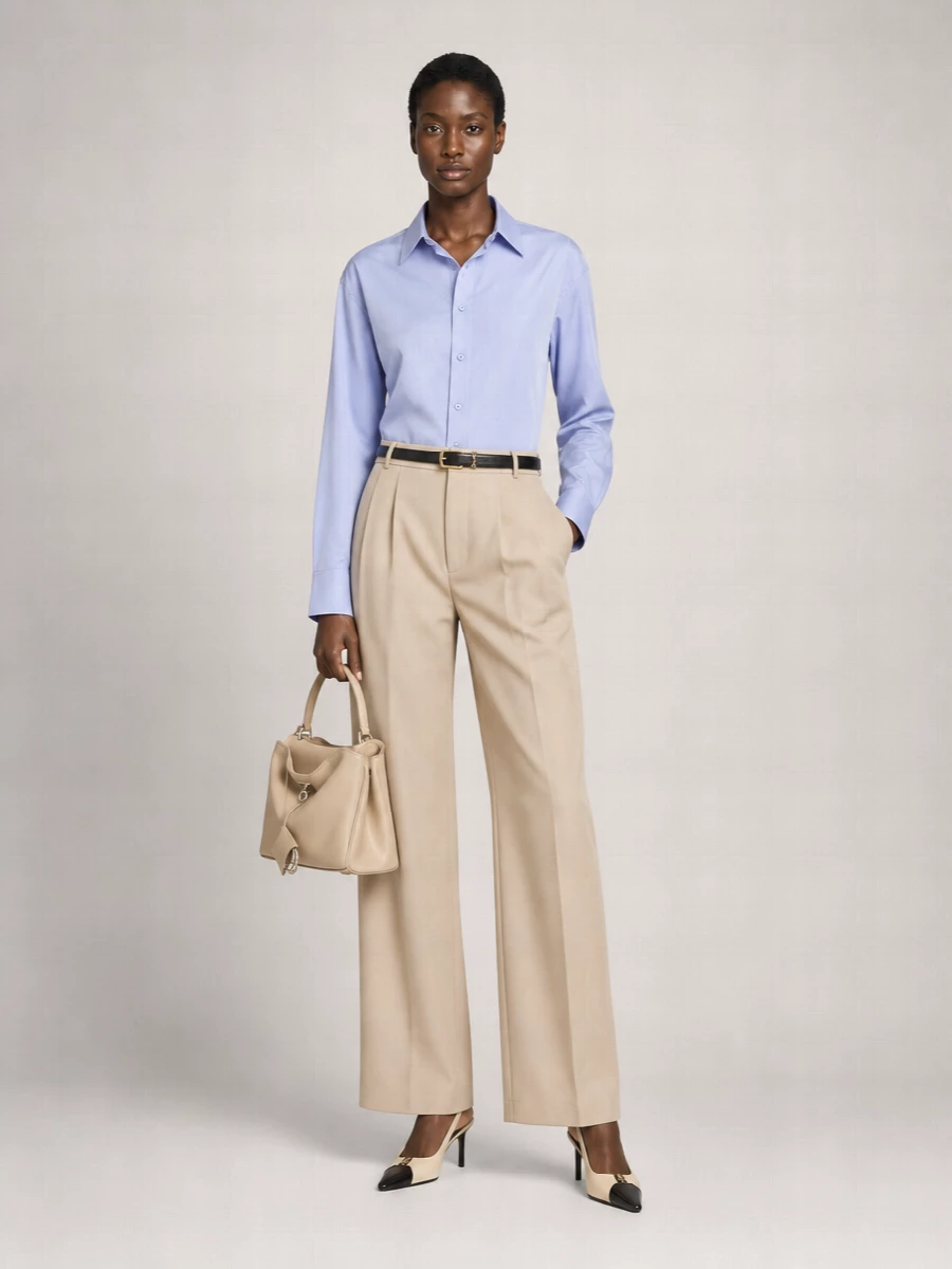 Saint Laurent Cotton Oxford Shirt