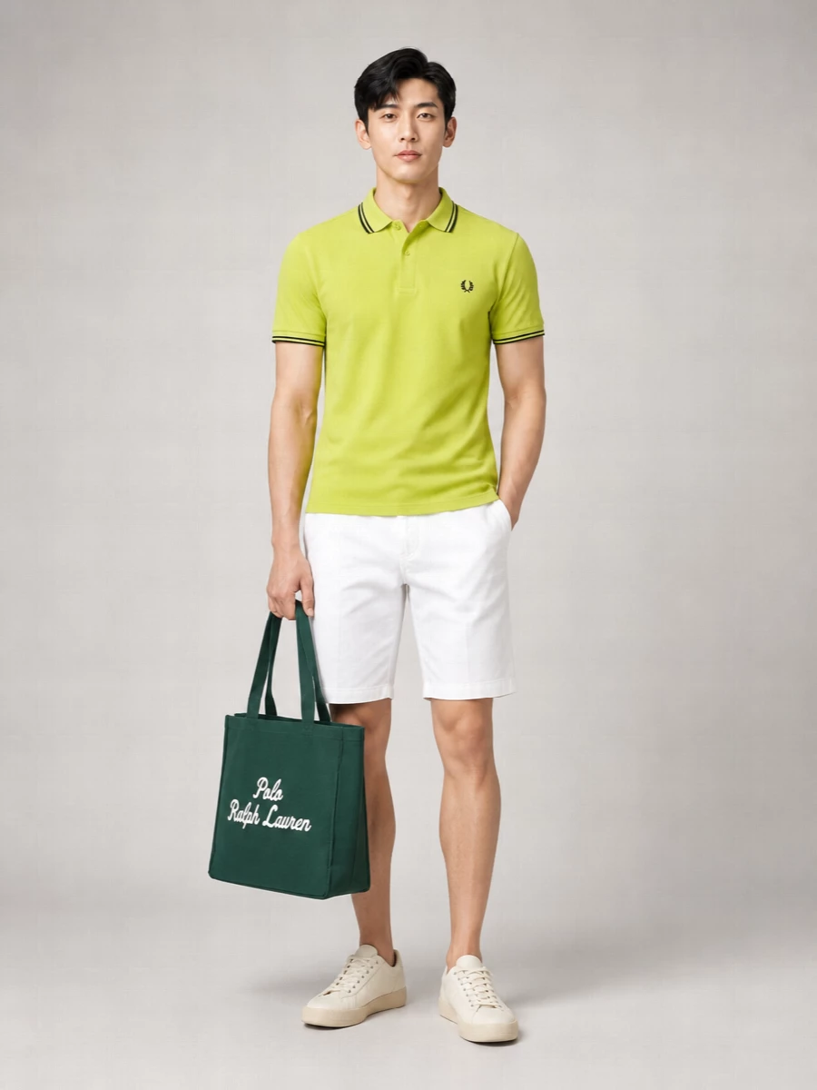 Fred Perry Cotton Logo Polo Shirt