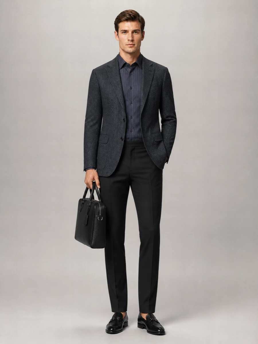 Zegna Single Breasted Coat