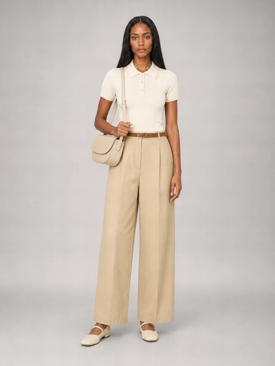 A.p.c. High-Rise Wide-Leg Trousers
