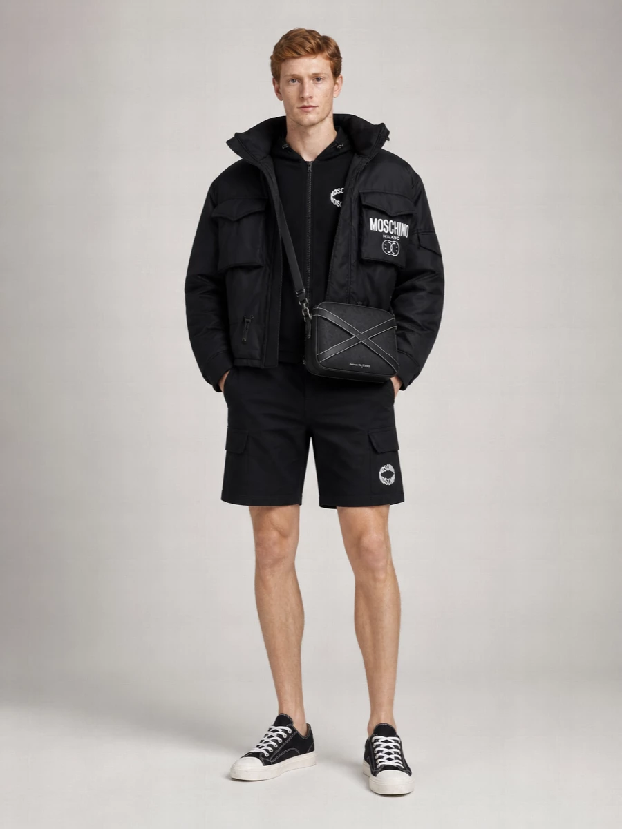 Moschino Nylon Padded Jacket