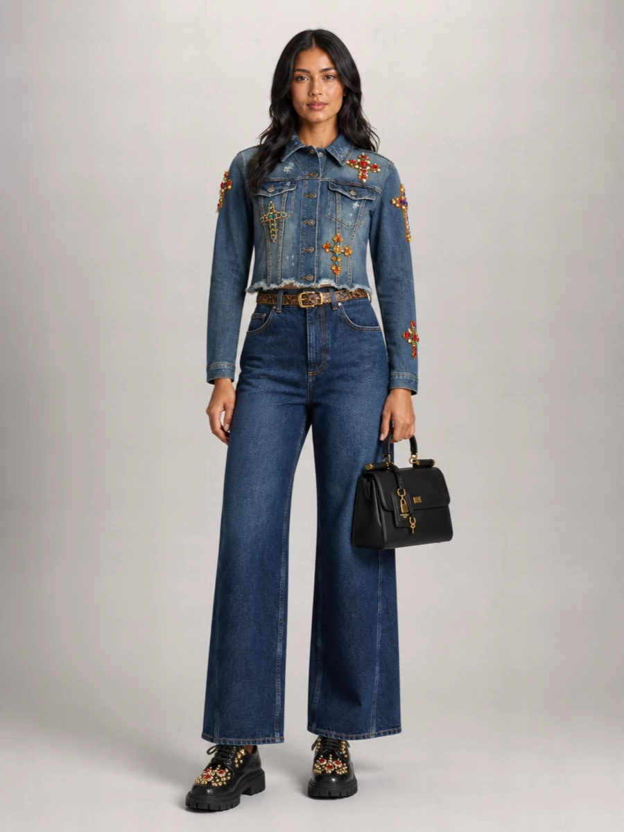 Dolce&Gabbana Embellished Denim Jacket