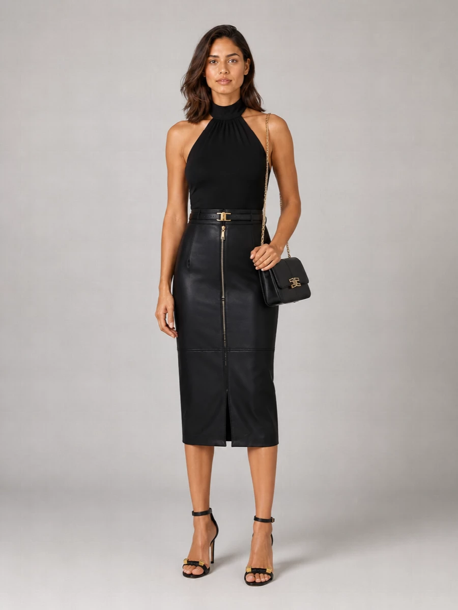 Elisabetta Franchi Knee-Length Pencil Skirt
