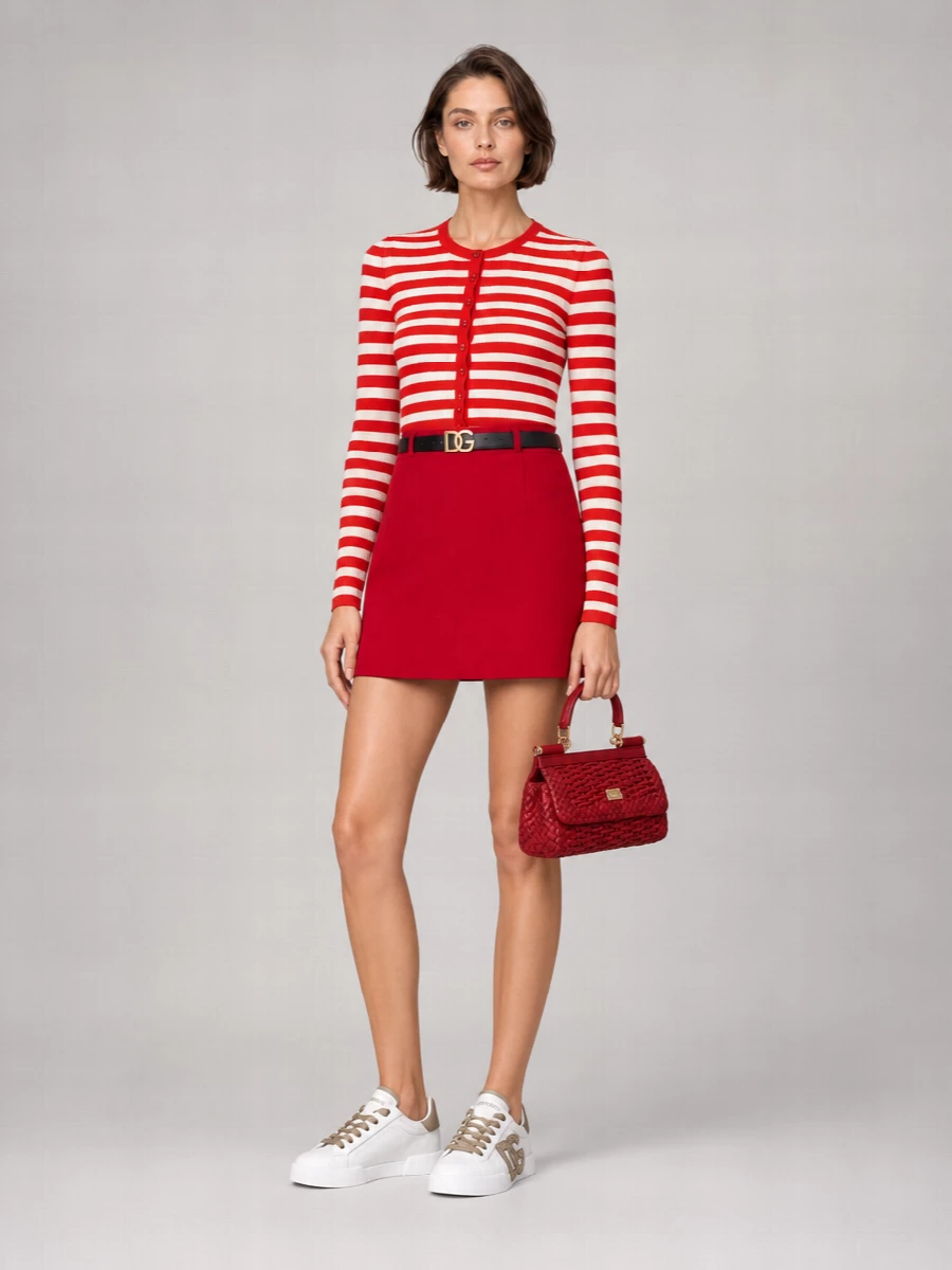 Dolce&Gabbana Striped Cardigan