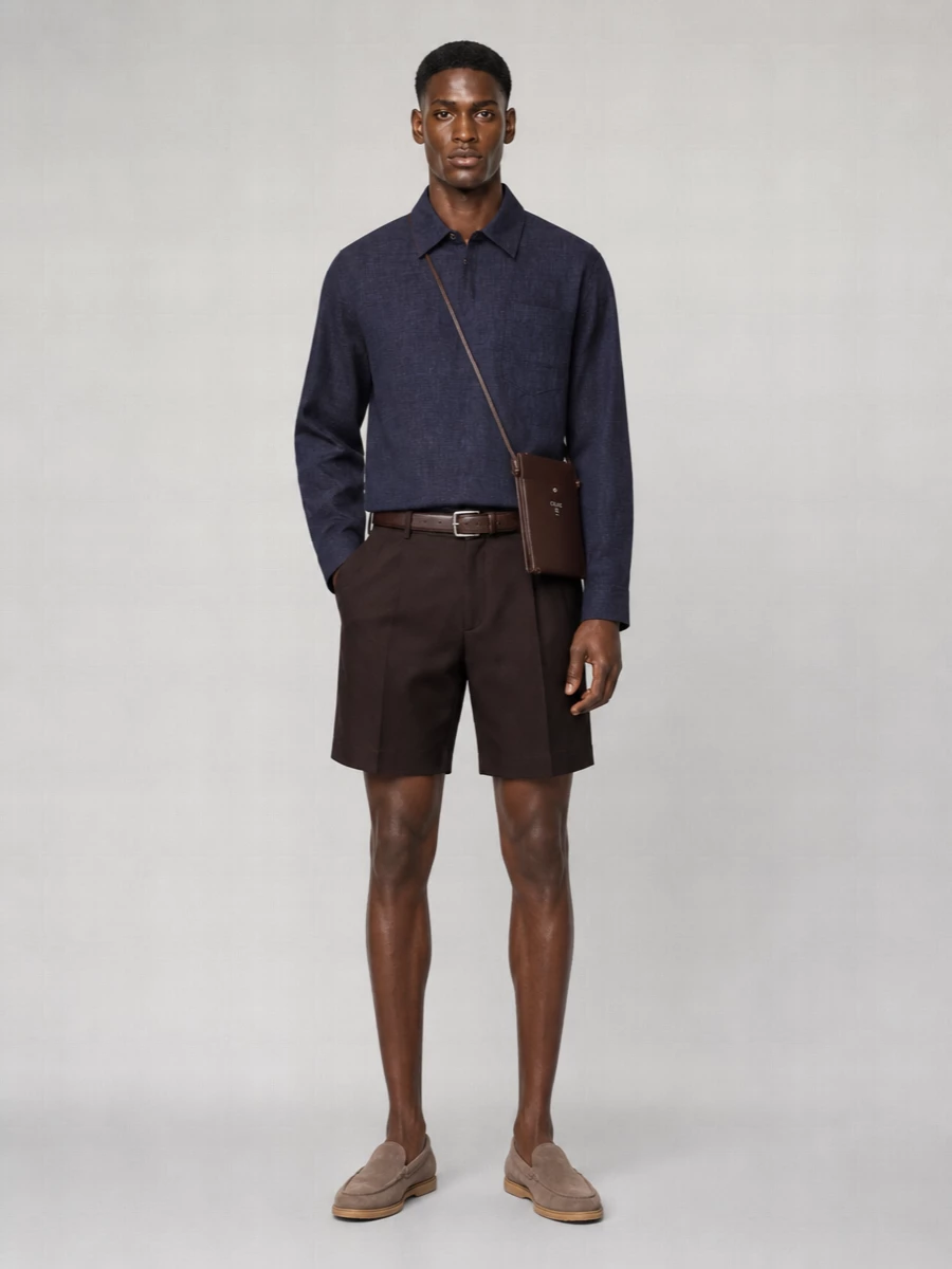 Paul Smith Linen Tailored Shorts
