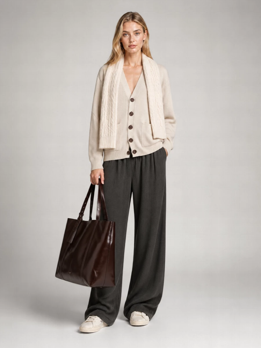 Golden Goose Leather Tote Bag