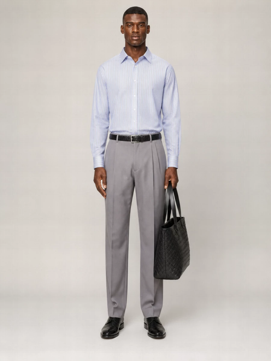 Dries Van Noten Wool Tailored Trousers