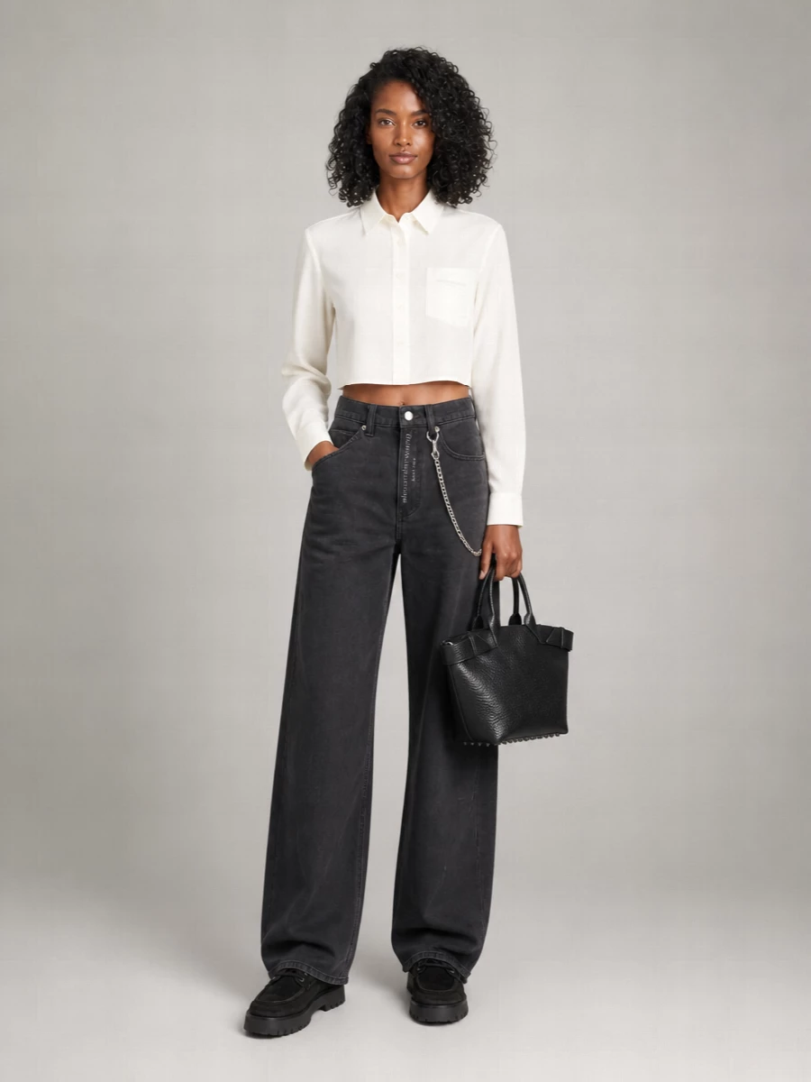 Alexander Wang Black Denim Jeans