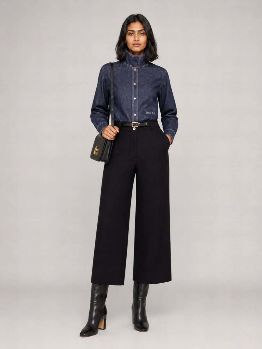 Patou Ascot Collar Blouse
