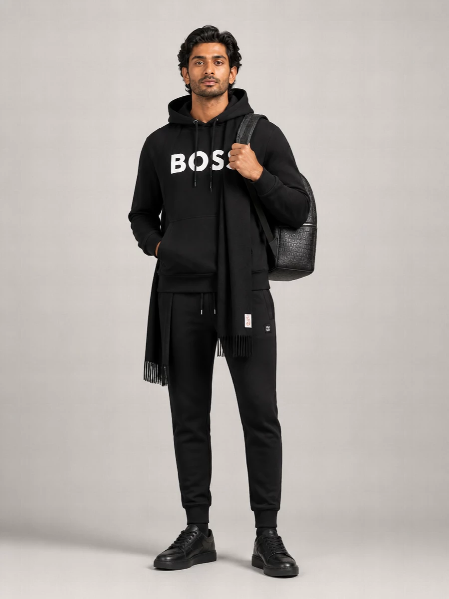 Boss Cotton Hoodie