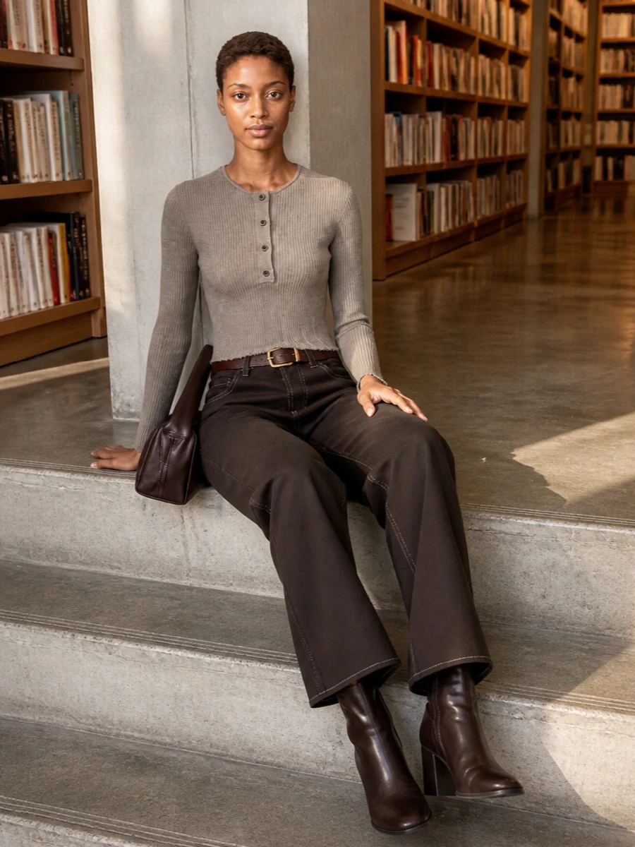 Uma wang wide leg jeans margiela ankle boots