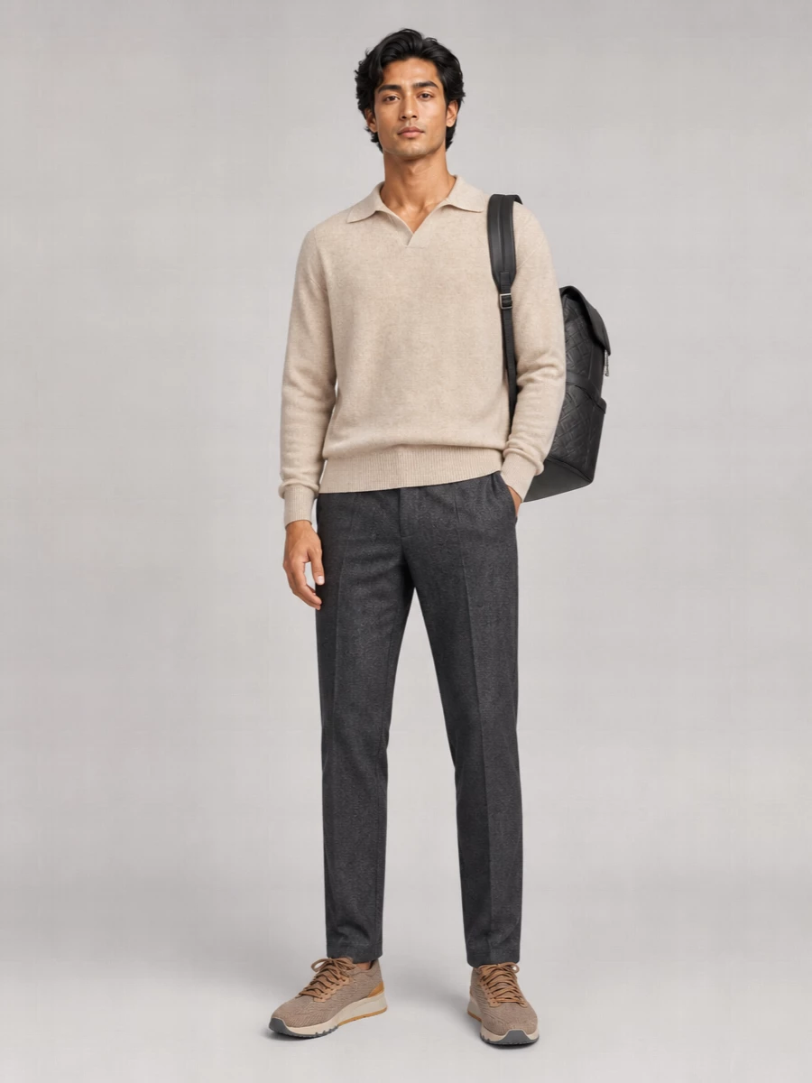 Brunello Cucinelli Wool Knitted Low-Top Sneakers