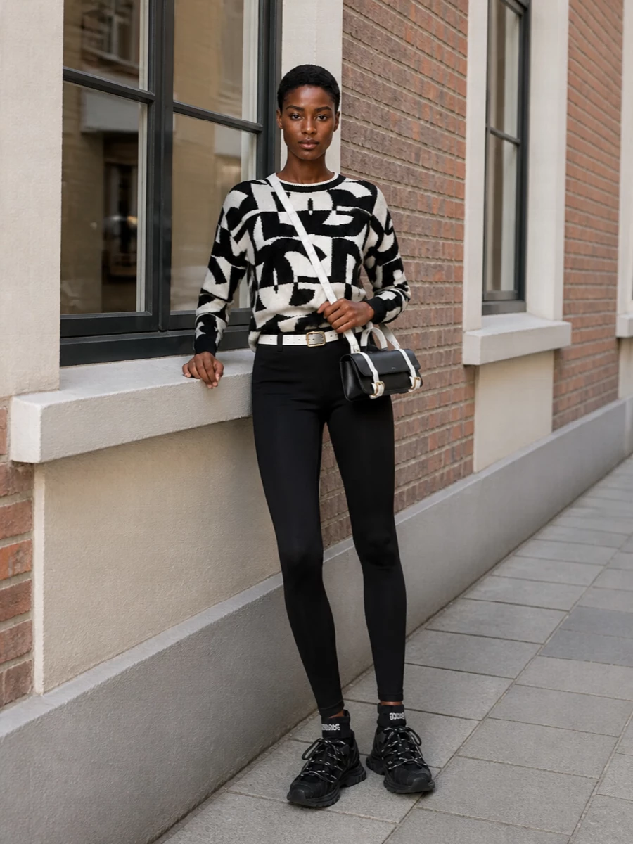 Dolce gabbana logo sweatshirt black leggings