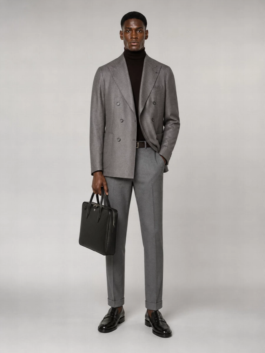 Pt Torino Virgin Wool Straight-Leg Trousers