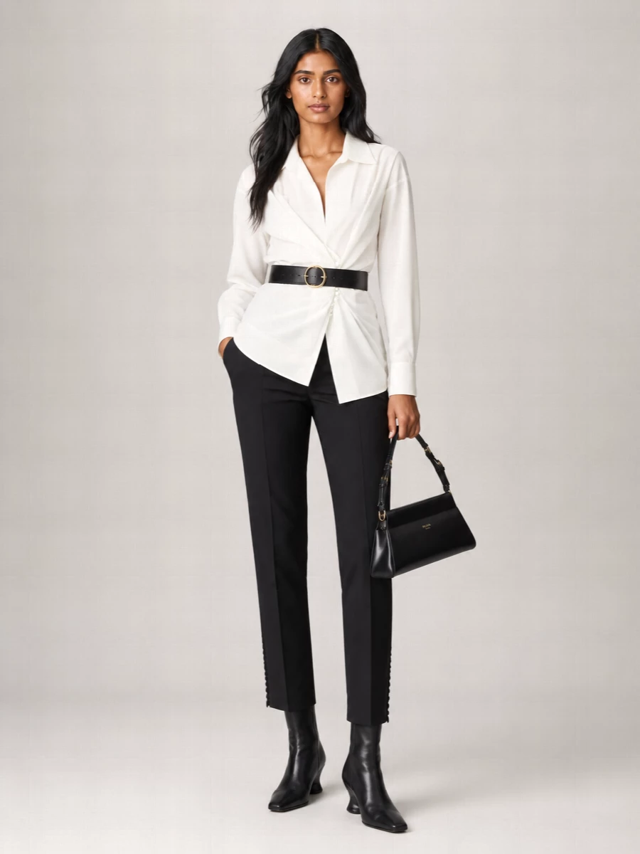 Dries Van Noten High-Rise Straight-Leg Tailored Trousers