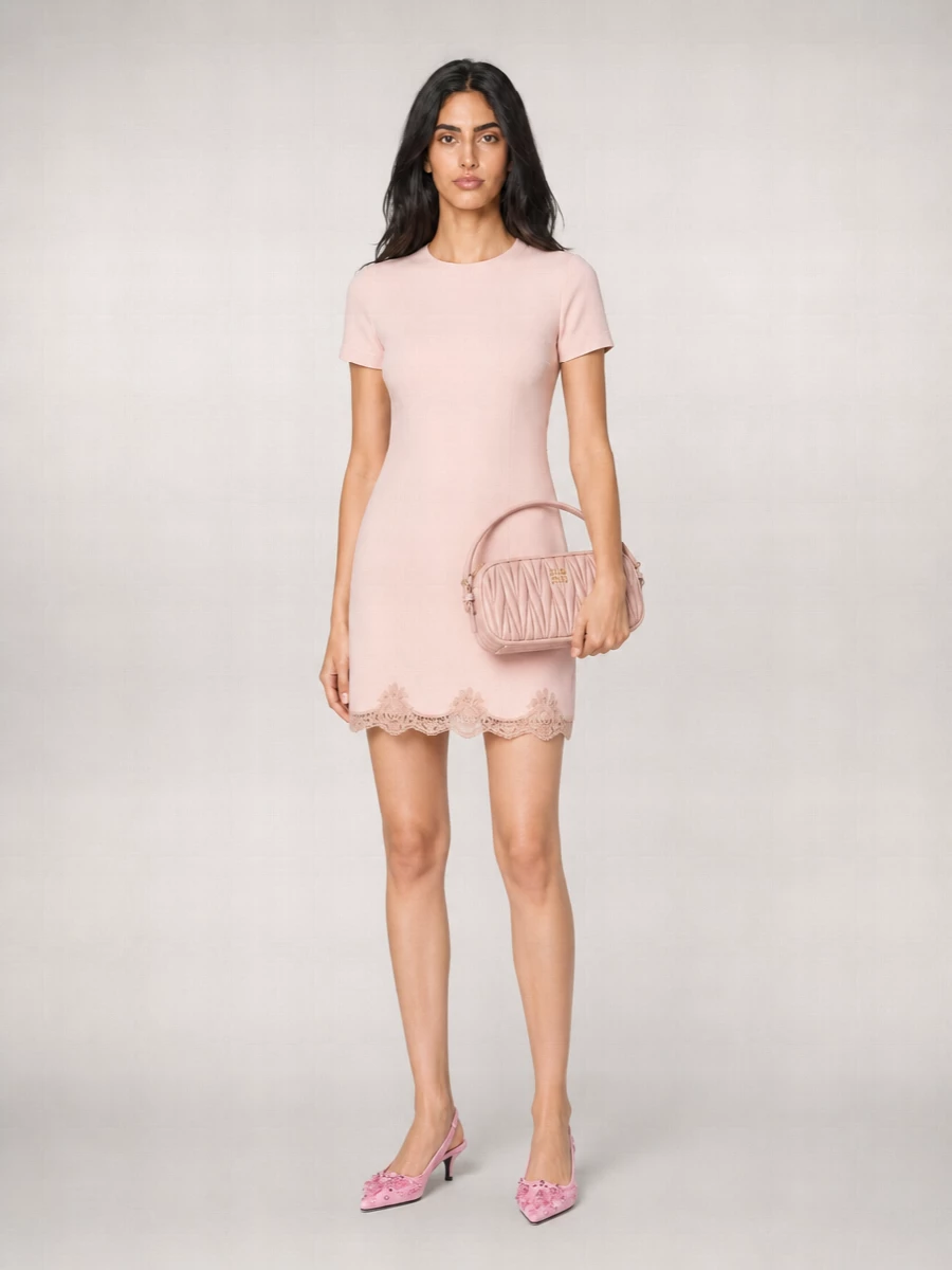 Miu Miu Adjustable-Strap Leather Clutch Bag