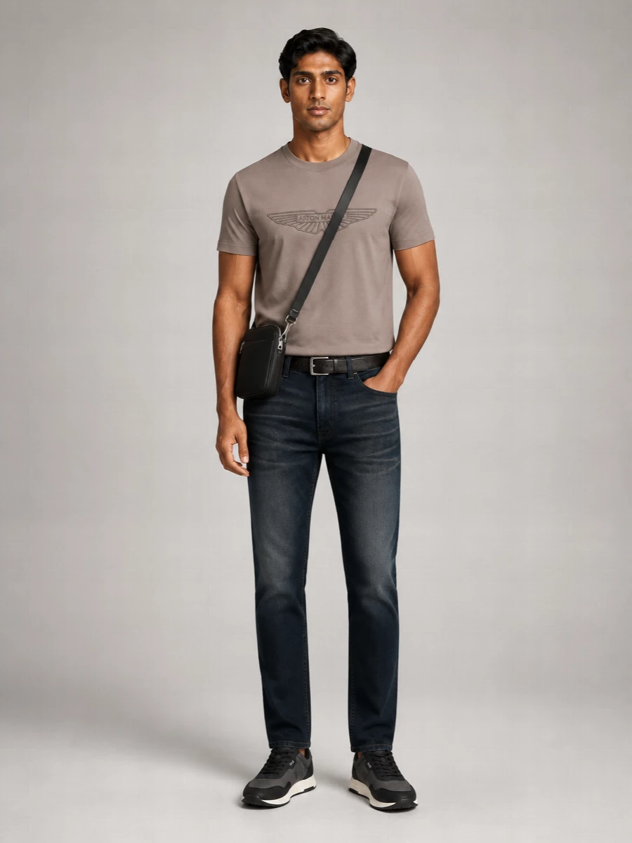 Boss Embroidered Cotton Regular-Fit Short-Sleeve T-Shirt
