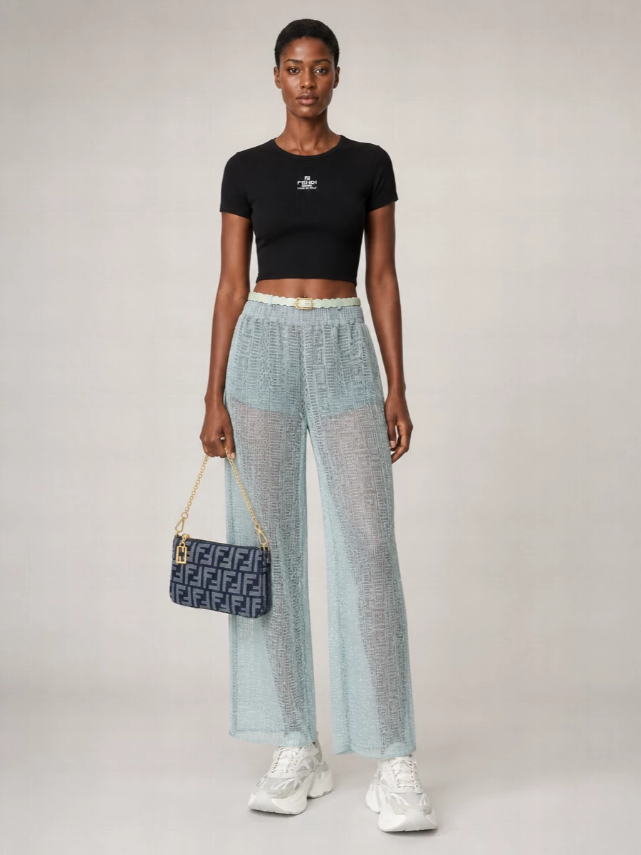 Fendi Wide-Leg Trousers