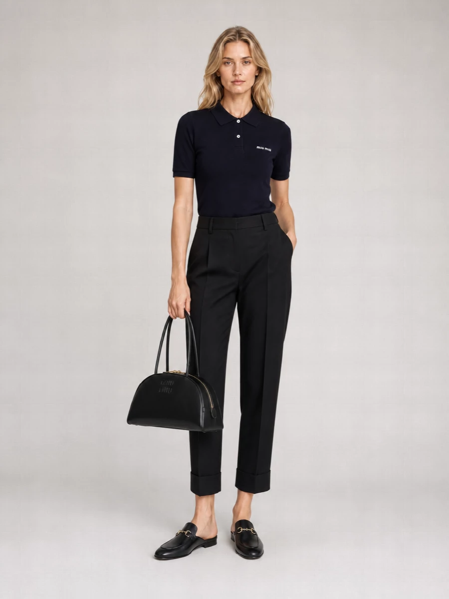 Miu Miu Beau Leather Shoulder Bag