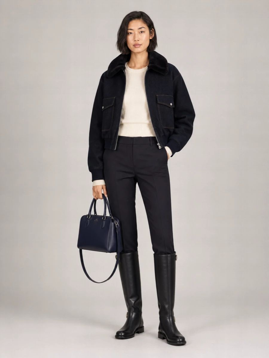 Givenchy Denim Puffer Jacket