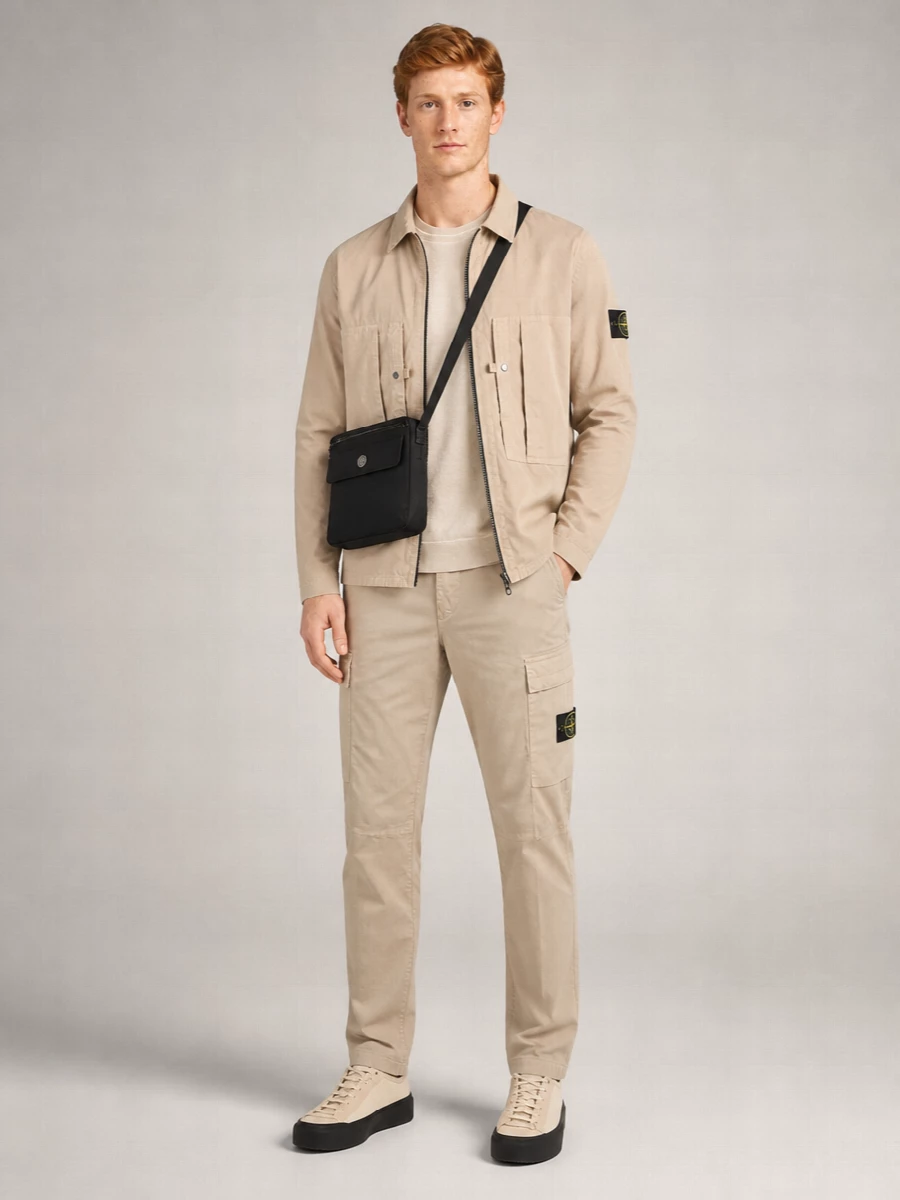 Stone Island Cotton Shirt Jacket