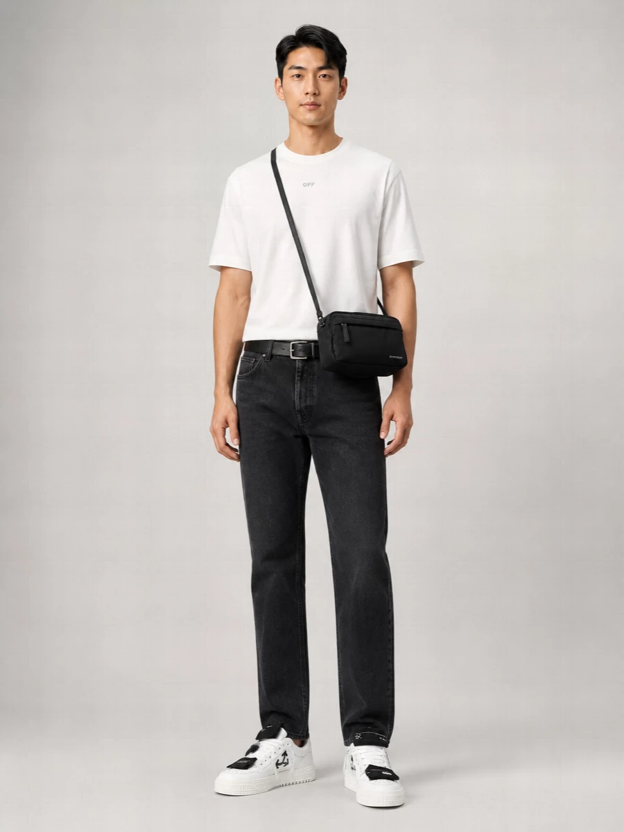 Off-White Short-Sleeve T-Shirt