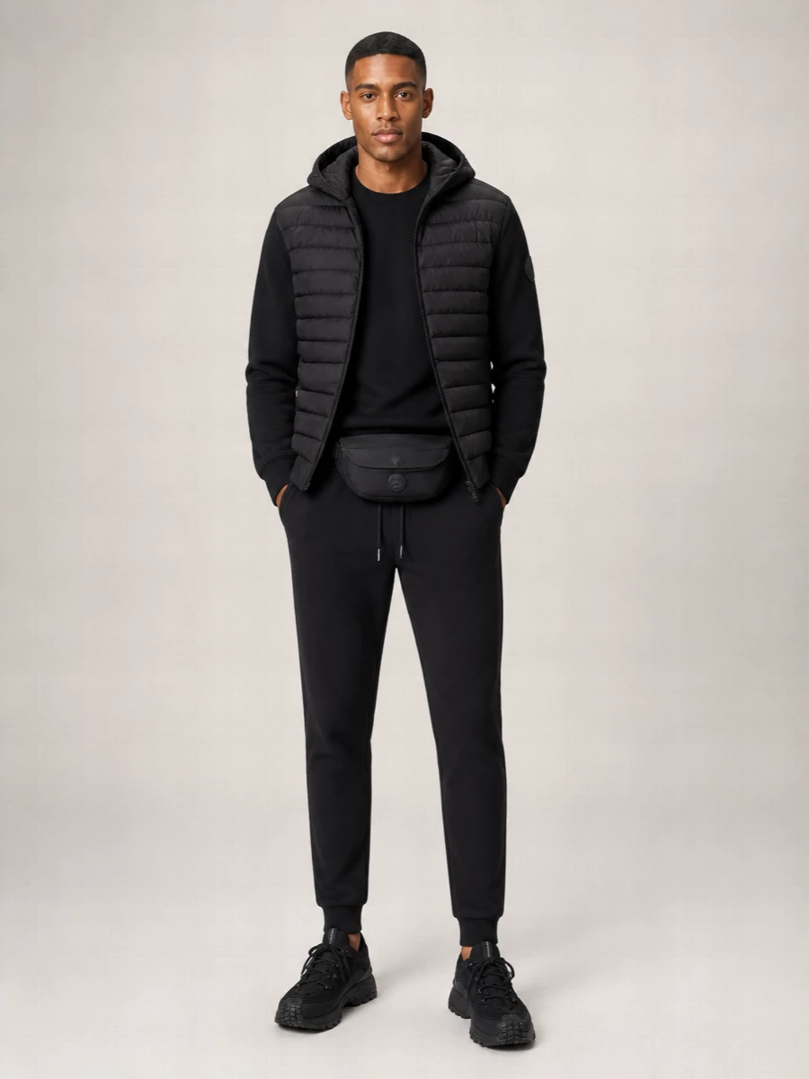 Canada Goose Wool Hooded Quilted Puffer Jacket