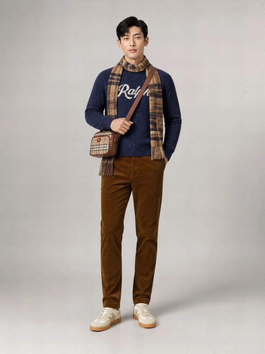 Polo Ralph Lauren Cashmere Wool Logo-Intarsia Crew-Neck Jumper