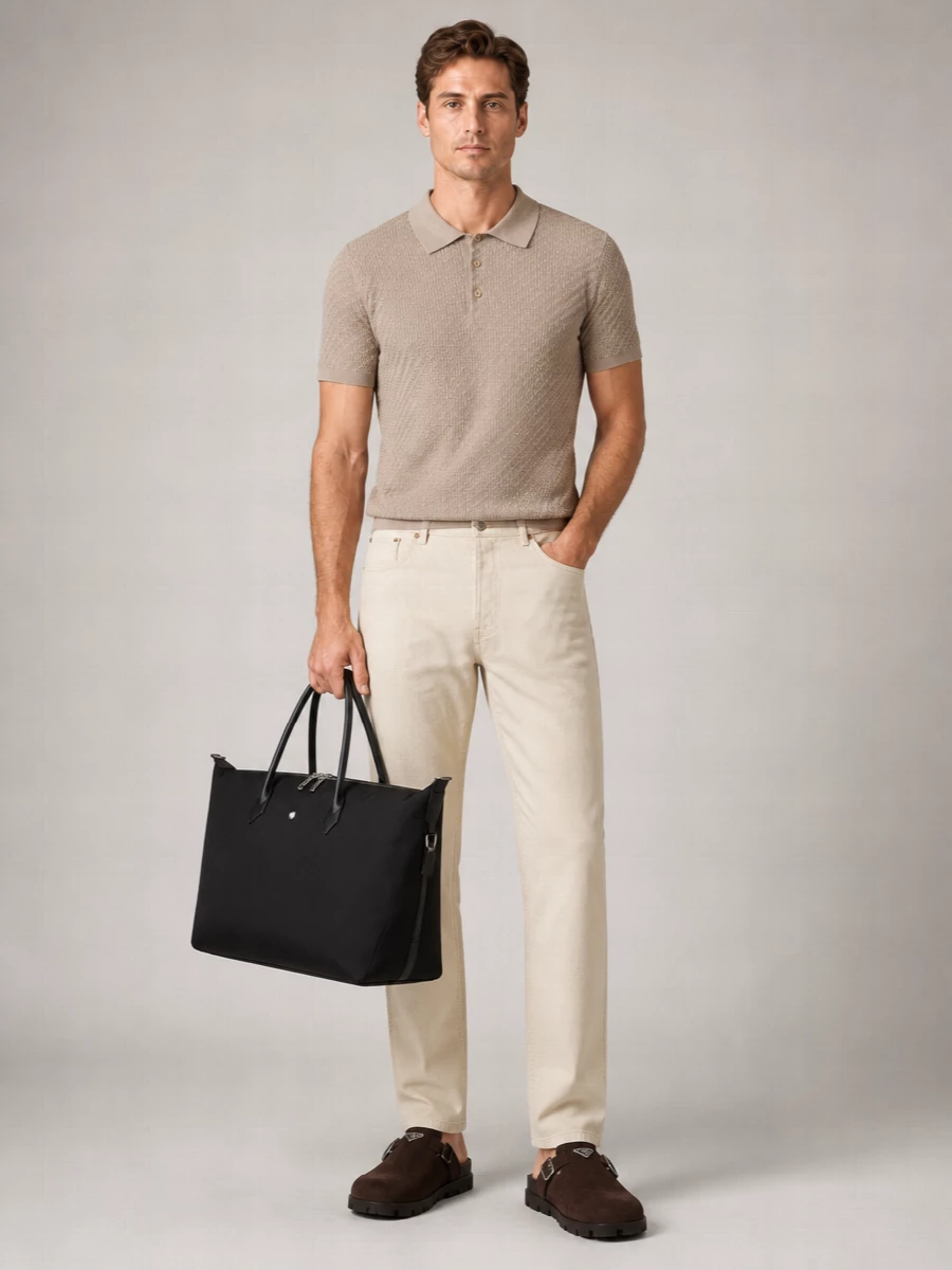 Montblanc Canvas Weekender Travel Bag
