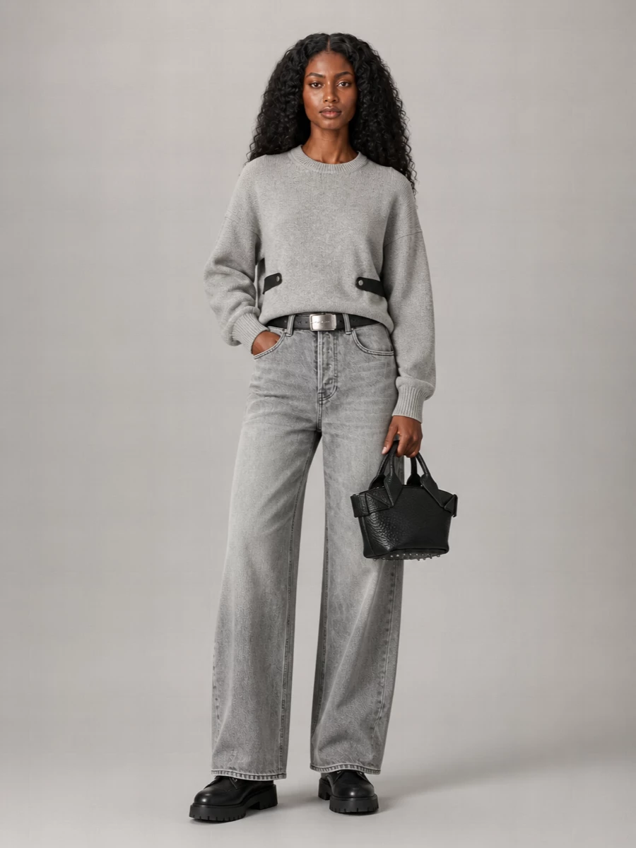 Alexander Wang Leather Boat Loafers