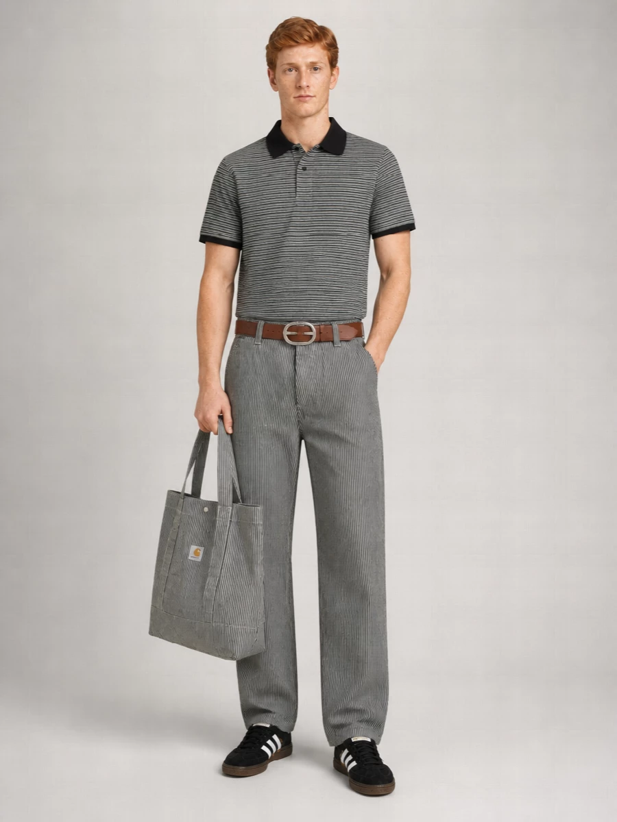 Carhartt Wip Cotton Straight-Leg Work Pants