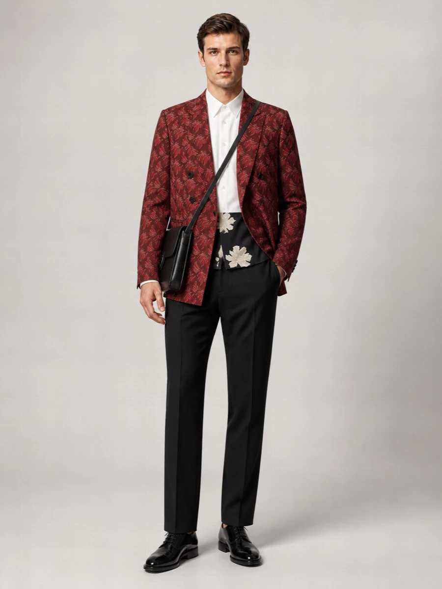 Dries Van Noten Single-Breasted Blazer