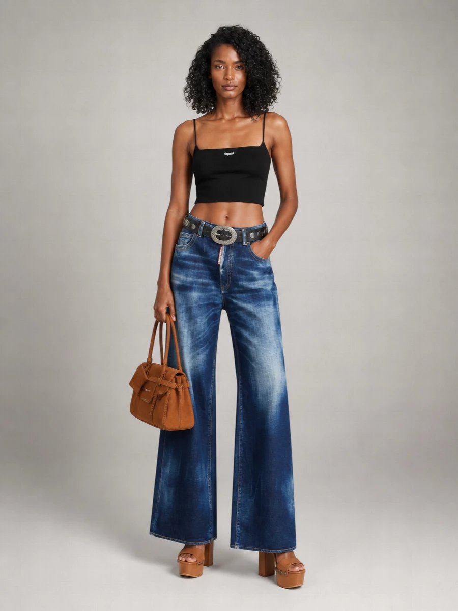 Golden Goose Studded Leather Belt