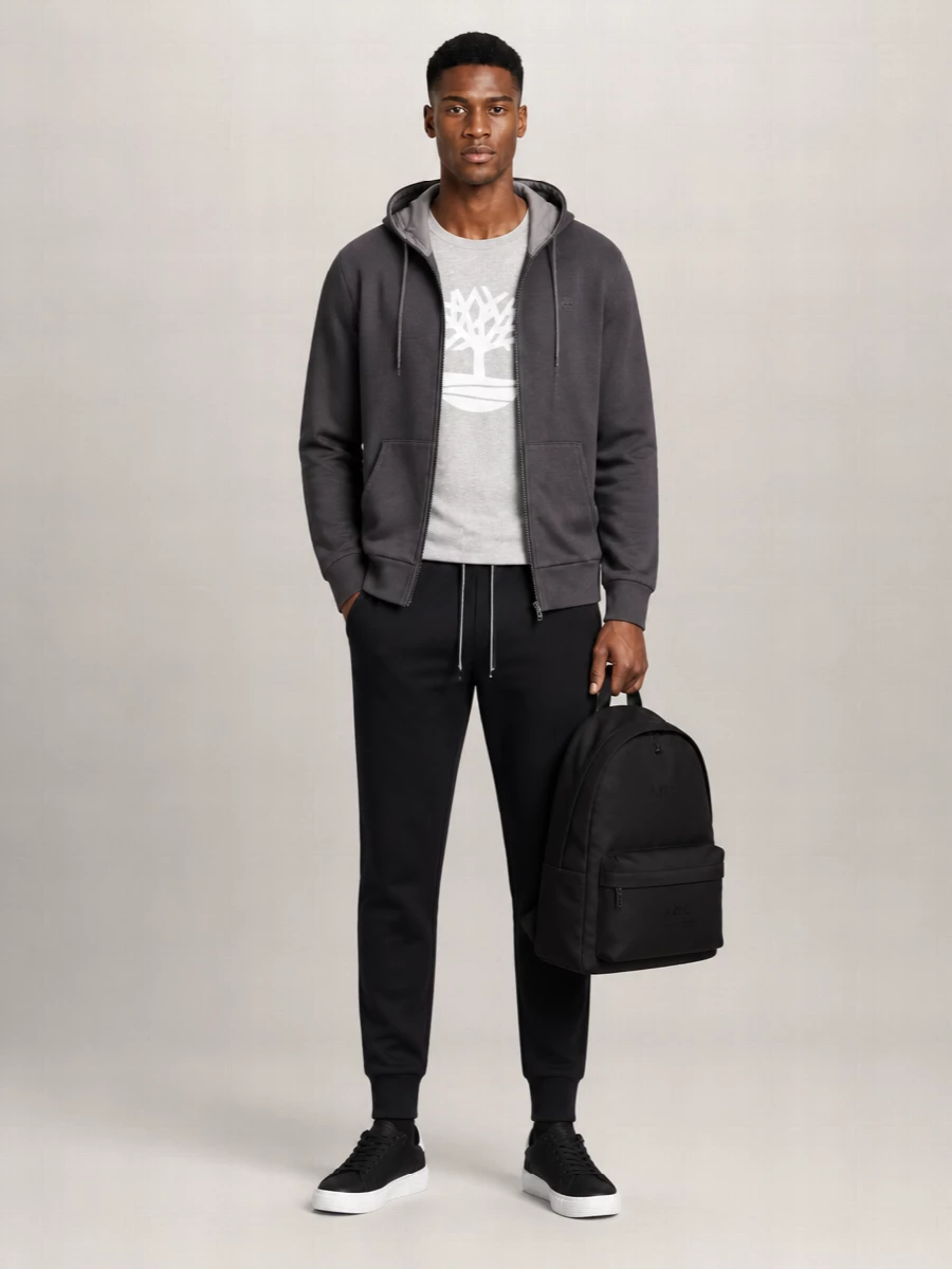 Tommy Hilfiger Leather Lace-Up Sneakers
