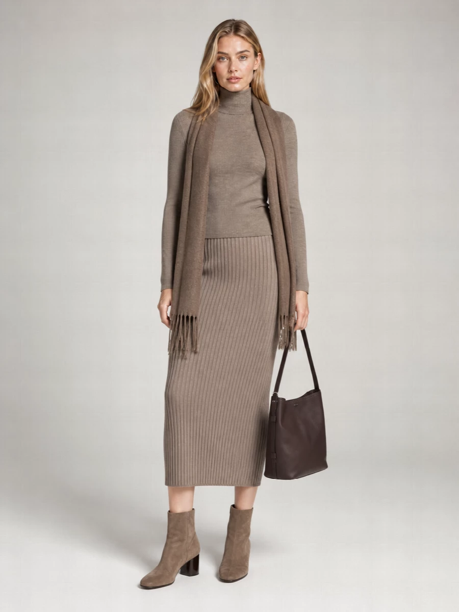 Max Mara virgin wool turtleneck sweater