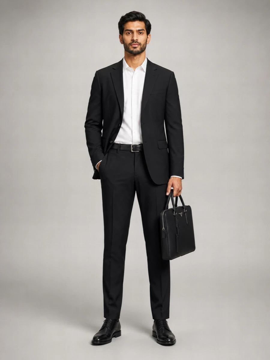 Giorgio Armani Virgin Wool Single-Breasted Suit