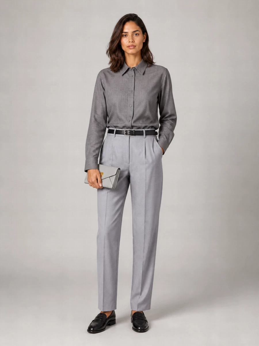 The Frankie Shop straight-leg suit trousers