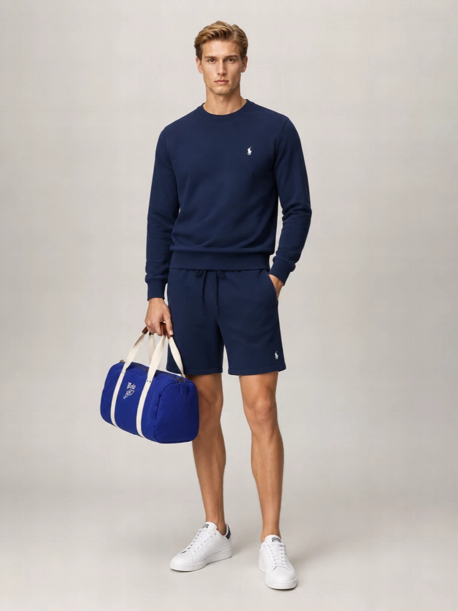 Polo Ralph Lauren Cotton Logo-Embroidered Crewneck Sweatshirt