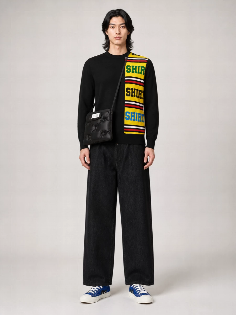Comme Des Garçons Intarsia Jumper