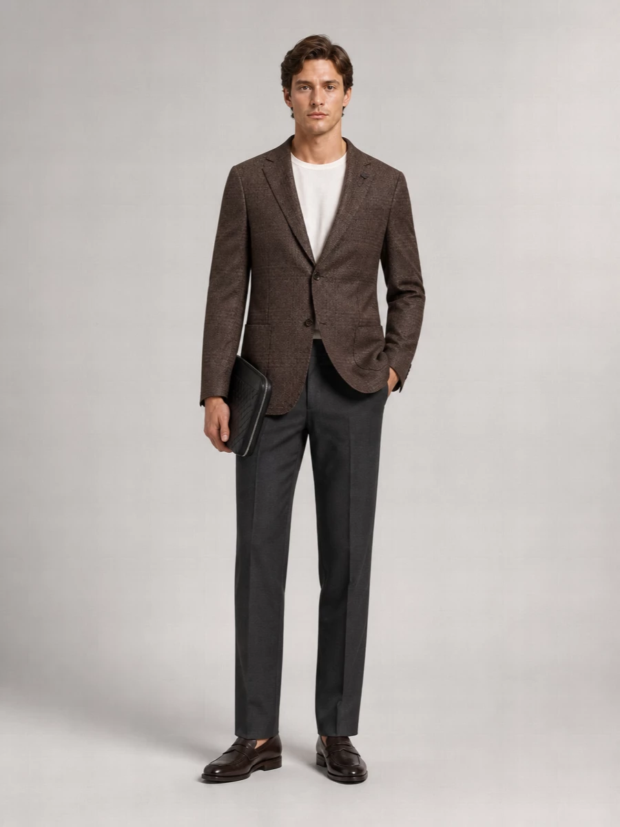 Santoni Leather Loafers